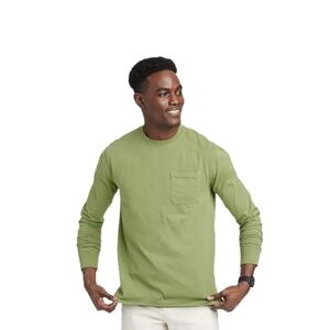 Goodfellow & Co Olive Green Long Sleeve Chest Pocket Tee Shirt Size Large NWOT‎